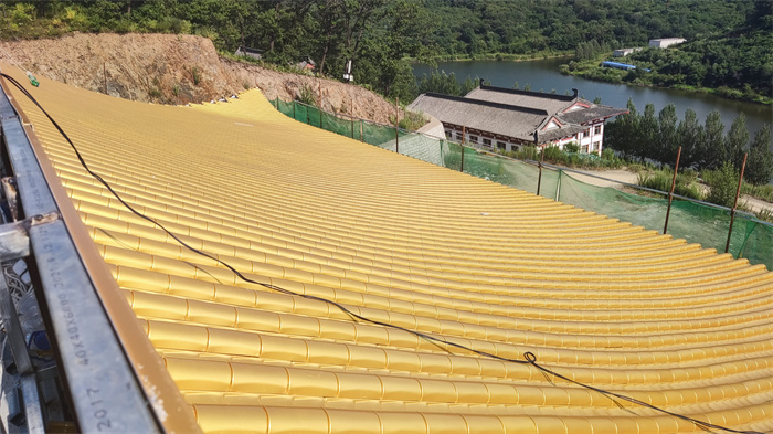 吉林萬霖寺寺廟瓦仿古古建工程